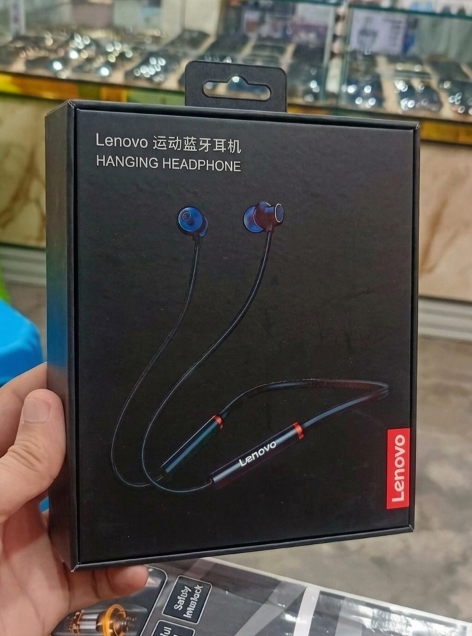 Lenovo Wireless Bluetooth Neckband Earphones - Premium Sound & Heavy Bass