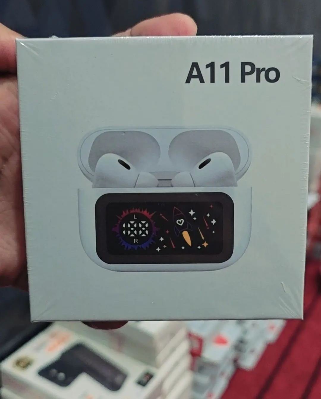 A11 Pro Wireless Earbuds with Smart Screen 🎧✨
