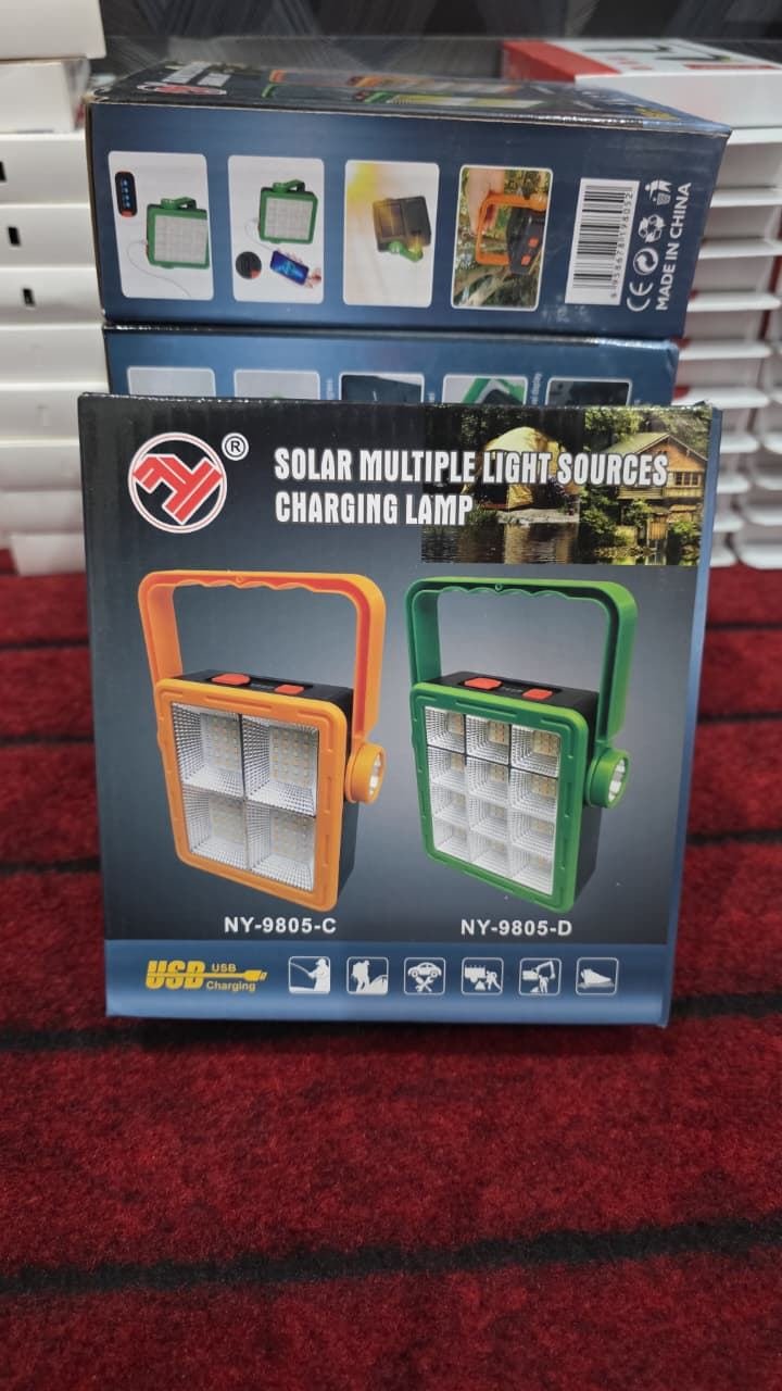 Solar NY-9805 Rechargeable Multifunctional Work Light & Emergency Lantern