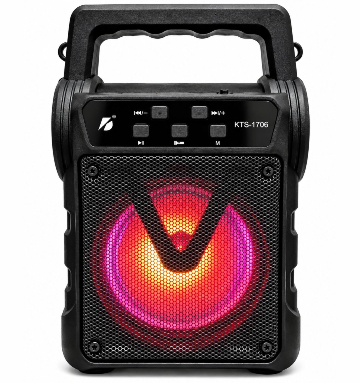 Portable Solar Bluetooth Speaker with RGB LED & Flashlight – KBroad KTS-1706