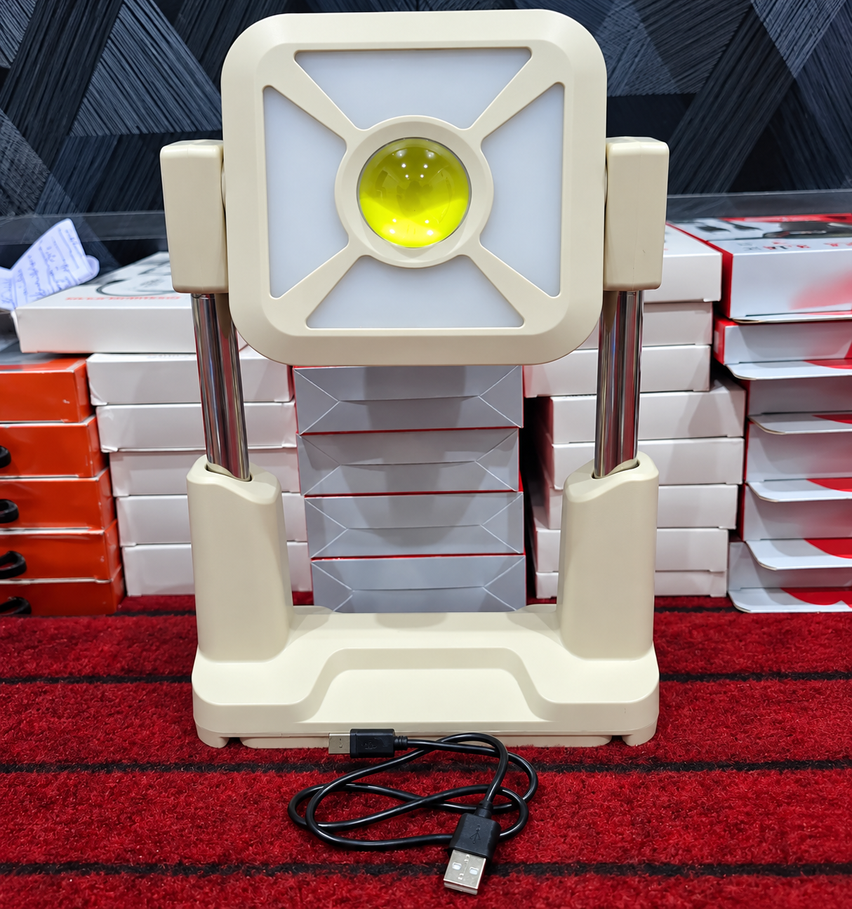 165.5cm Extendable Stand Multifunctional Solar Work Light – CH-23060-A