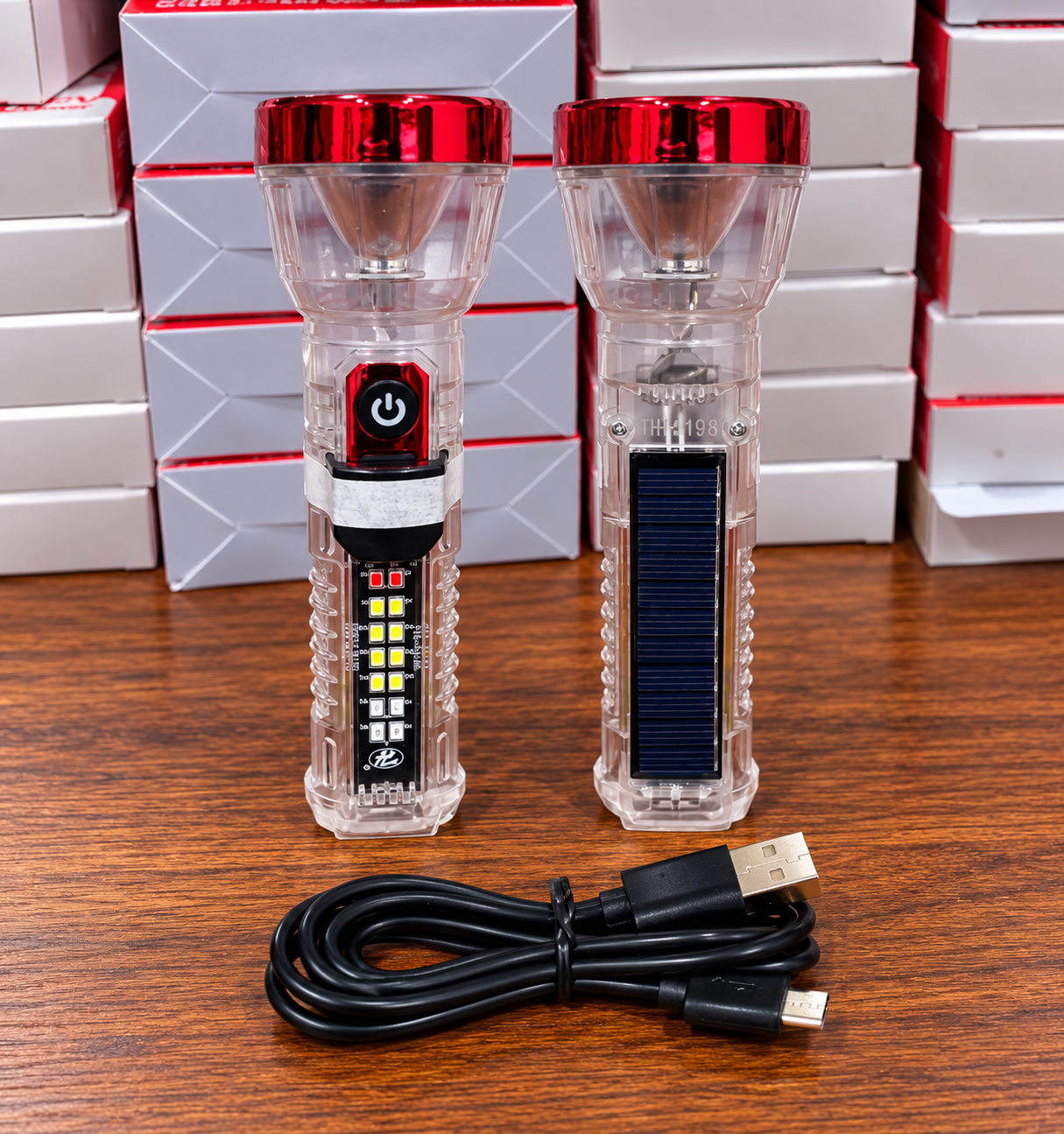 3W Multifunctional Rechargeable LED Flashlight – TH-5196
